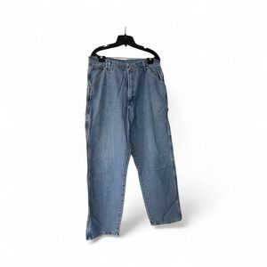 Wrangler Men’s Relaxed Fit Carpenter Blue Jeans